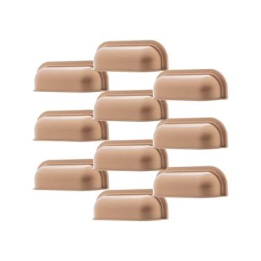 Imagem de Puxador Concha Puxadores Moveis De Gaveta Colonial Kit 10 Pçs (Rose Gold Fosco)