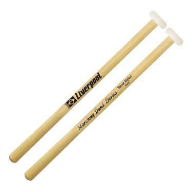 Imagem de Baqueta liverpool p/ tenor nylon-marfim bf tenny