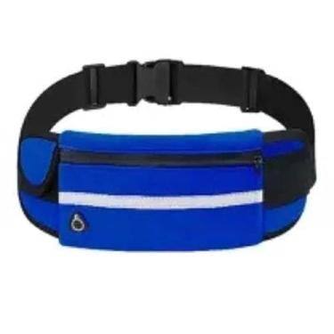 Imagem de Pochete Corrida Impermeável Fitness Para Celular Objetos (Azul)