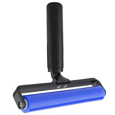 Imagem de Rolo de Remoção de Poeira Lavável e Retrátil Rolo de Silicone Anti Estático Ferramenta de Rolo Estático Partículas de Poeira Minúscula para Vidro de Tela e Filme (6 polegadas)