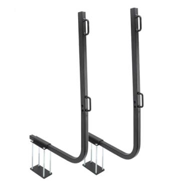 Imagem de Rack para para-choque de veículos recreativos, porta-tanques dobrável e portátil para veículos recreativos, suporte para tanques de aço para serviço pesado