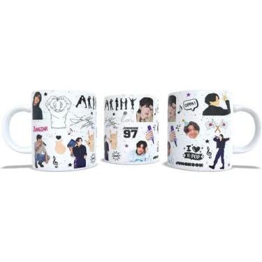 Imagem de Caneca Xícara BTS Jungkook - Bangtan Boys ARMY - Preço Acessível - Loj