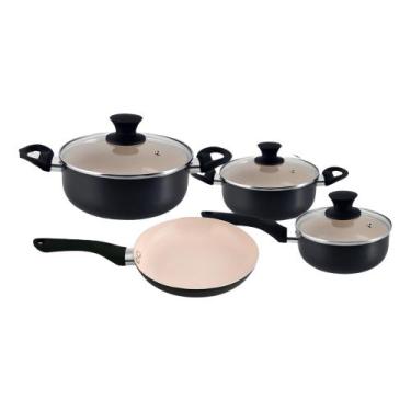 Imagem de Jogo de Panelas 4 Peças Cerâmica Linha Monaco - RIO HOME