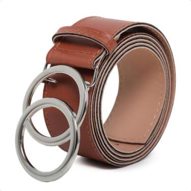 Imagem de Cinto Feminino Argola Dupla Prata Super Estilosa Moda 2024 - Bless Ace