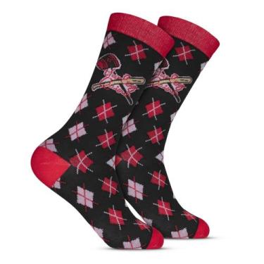 Imagem de Kit 2 Meias Style Warnerdc Harley Quinn Arlequina Divertida - haohi, 3