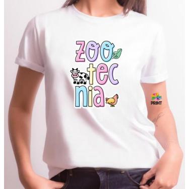 Imagem de Camiseta Adulto Zootecnia Est.Mafu Profissão - Profissões ZLprint, M