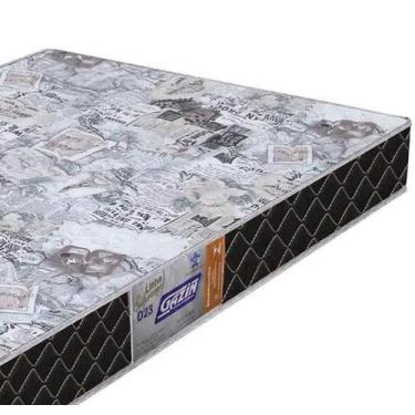 Imagem de Colchão Casal Espuma Supreme D23 Liso 138X188X14 Gazin, PRETO