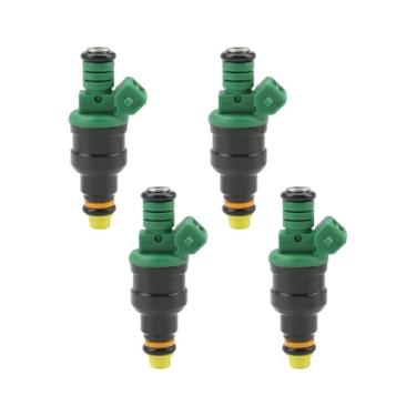 Imagem de JDMON 4 peças de injetores de combustível compatíveis com Ford Ranger 1985-2001, Mazda B2500 1998-2001, Mercury Topázio 1988-1990 Substituição para F87E-D2A F87E-D2B F87E-B2A F87E-B2B