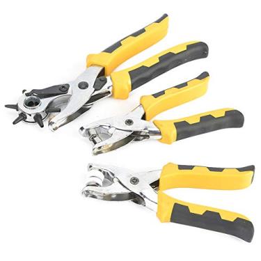 Imagem de Kit Perfurador de Cinto de Couro Premium, Durável e Econômico Com Cabeça de Broca Banhada, Vários Tamanhos para Diferentes Necessidades, Ideal para Artesanato e Fixação