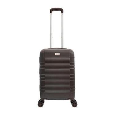 Imagem de Mala Viagem Bordo Expansiva Rígida Roda Dupla 360° Mao Aviao Padrão Anac pequena 10kg Abs-Unissex