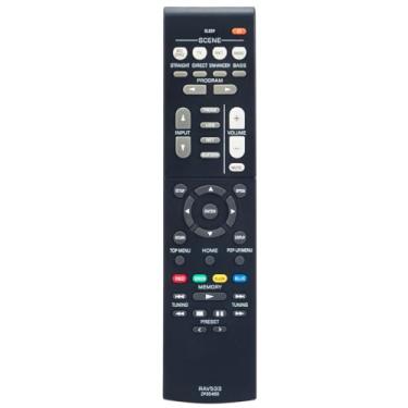 Imagem de Controle remoto de substituição RAV533 aplicável para receptor AV Yamaha RX-V479 RX-V479BL RX-V579 RX-V579BL YHT-3920 YHT-3920UBL YHT-4930 YHT-4930UBL YHT-5920 YHT-5920 0UBL YA HT-3072 HTR-3072 RXV479