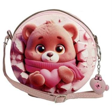 Imagem de Bolsa Infantil Menina Criança Ursinho Redonda Magicc MI-226-Feminino