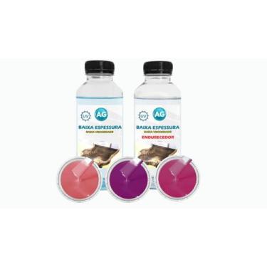Imagem de Resina Baixa Espessura 1KG + 3 Cores Sólidas - Resinas ag
