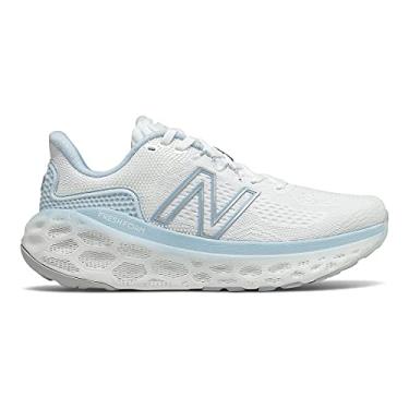 Imagem de New Balance Tênis de corrida feminino Fresh Foam More V3, Branco/UV Glo, 10