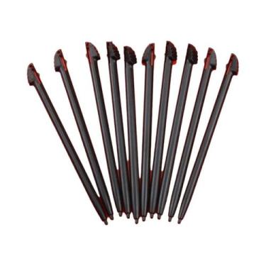 Imagem de 10 Canetas Stylus Metálicas Telescópicas para Nintendo 2DS/3DS/DS - To