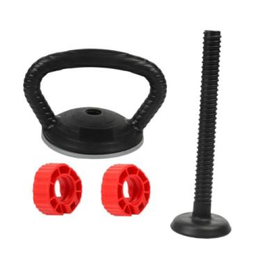 Imagem de menolana Conversor de alça de kettlebell ajustável para halteres para kettlebell academia em casa adultos design ergonômico portátil para placas de peso, 1 Alça E 1 Bar