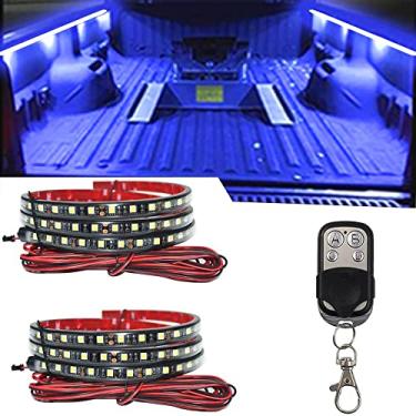 Imagem de UWDESY Kit de fita de luz LED para cama de caminhão de 152 cm, faixa de luz traseira, faixa de luz interior de carro, faixa de iluminação decorativa para caminhonetes, caminhonetes, carrinhas, SUV,
