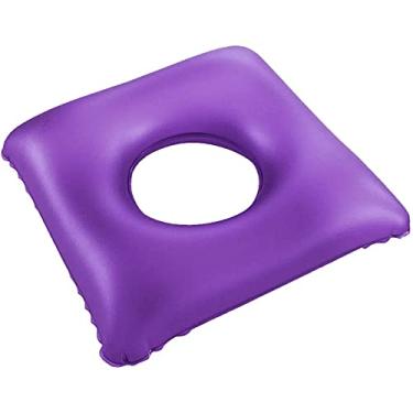 Imagem de Bioflorence Almofada Casca De Ovo Quadrada Com Orifício Para Lesão No Cóccix E Hemorroidas