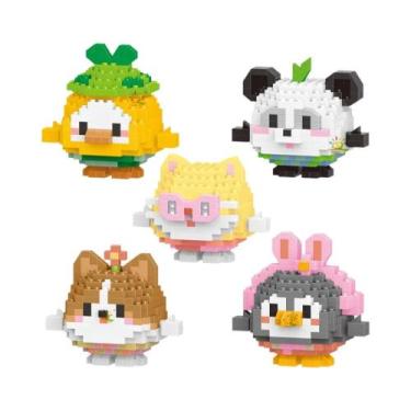 Imagem de Mini Blocos de Construção 3D - Modelo de Diamante de Animal - Brinqued