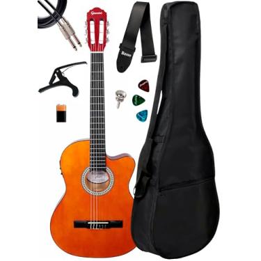 Imagem de Violão Giannini Start Nf-14 Ceq N + Capa E Acessórios