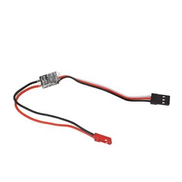 Imagem de Switch Eletrônico RC, Controle de Sinal 2A 3-5V PWM, Alta Corrente, Drone RC, Bomba, Interruptor Eletrônico de Controle Remoto Com Luz de Trabalho