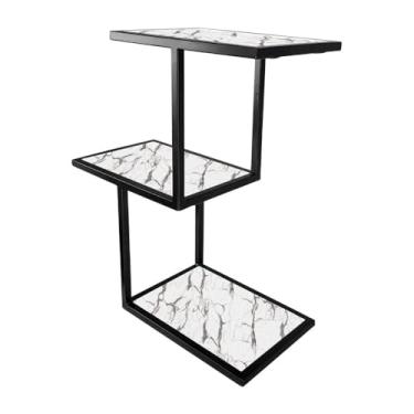 Imagem de Prateleira Nicho Para Decoração de Sala Quarto Canyon - Preto/vulcano