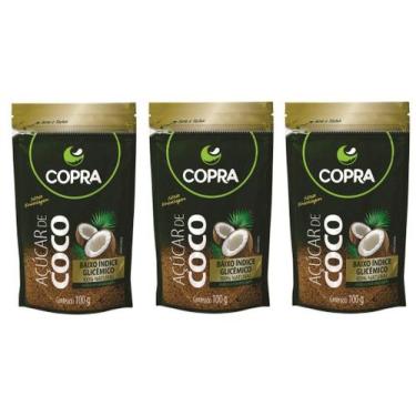 Imagem de Kit 3uni Açúcar de Coco 100gr - Copra