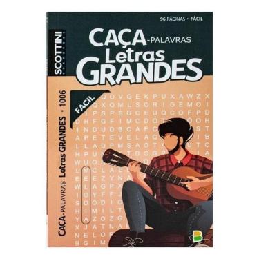 Imagem de Scottini Caça-Palavras Letras Grandes (96P) N.1006 (Fácil)