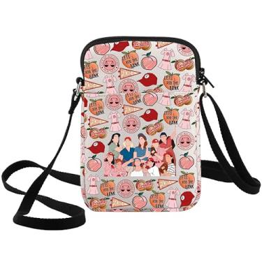 Imagem de WZMPA Rockford Peaches Bolsa tiracolo Jimmy Dugan presente para fãs Dottie Hinson & Kit Keller Sling Bag Rockford Baseball Merch, Let's Rob the Bank Cb