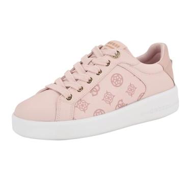 Imagem de GUESS Tênis feminino Ronii, Logotipo rosa médio 660, 36