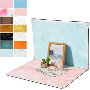 Imagem de Fundo Fotografico, Mini Estudio Fotografico, Portátil, Fundo Fotografico, Tela de Fundo para Fotografia, 42 * 29cm, 7 Fundos Multicoloridos