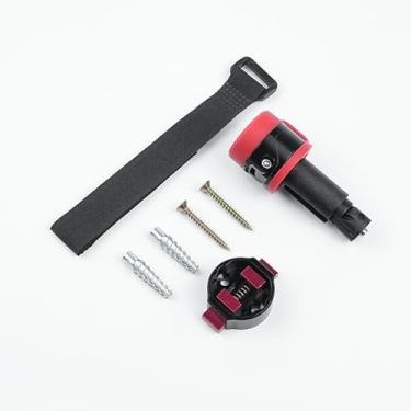 Imagem de NELboNs Suporte de parede de bicicleta Suporte de liga para guidão para bicicleta de montanha / bicicletas de estrada na garagem (vermelho, bicicleta de estrada)