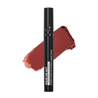 Imagem de Deck of Scarlet - Batom Wear Me Out De Longa Duração, Acabamento Matte, Com Vitamina E Hidratante Óleo Semente Jojoba Feisty