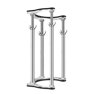 Imagem de WeiLaiKeQi de reparo de suporte de pia embutido, pernas de pia multiuso leves e resistentes, suporte de aço para, banheiro e cozinha, 53 Cm a 63 Cm