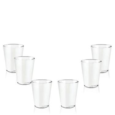 Imagem de Kit 6 Copos Shot Tequila Acrílico Krystalon