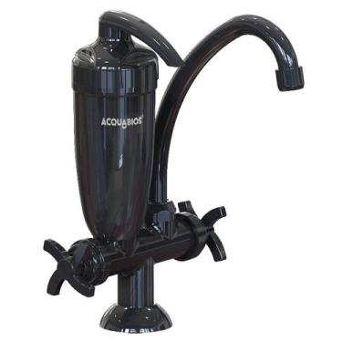 Imagem de Filtro Bica Móvel para Bancada 1/4"" New Preto Blister com 2 Refis - 1