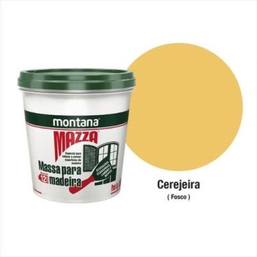 Imagem de Massa Mazza P/ Retocar Nivelar Madeira 400g Cerejeira - Montana