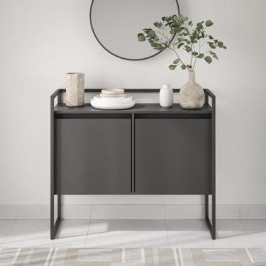 Imagem de Buffet Industrial para Sala Irlanda Preto - CASA H