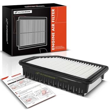 Imagem de A-Premium Filtro de ar do motor compatível com Hyundai Accent 2012-2017, compatível com Veloster 2012-2017 e Kia Rio 2012-2017, Soul 2012-2019, painel rígido, substituição # 281131R100
