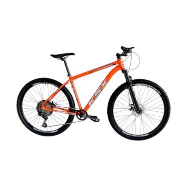 Imagem de Bicicleta Aro 29 Mtb Ksx Sd7 12v Garfo com Trava K7 11/50 Freio a Disco Hidráulico Kit 1x12 (Laranja/Branco, 15)