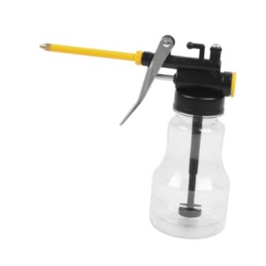 Imagem de KiBcsLic Bomba Manual, Lubrificador, Lata de óleo com Bico Reto, Jarro de óleo, Bico Longo, Ferramenta de Lubrificação de Engrenagens, Lata de Lubrificação Par, PP claro pode