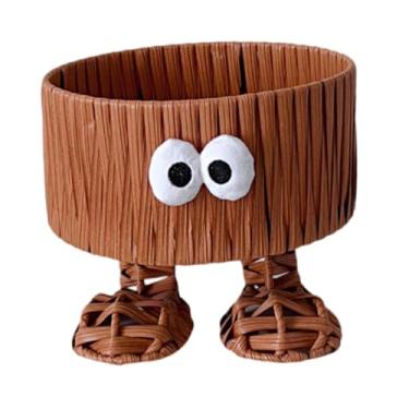 Imagem de Ｂｅｓｇａ Cesta de biscoito trançada, biscoitos, massas, cesta de exposição, organizador de armazenamento para mesa de casamento, cozinha, café da manhã, B