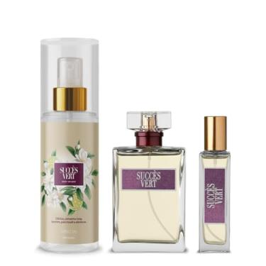 Imagem de Kit SUCCÈS VERT (100ml e 30ml) + Body Splash 200ml - Fragrância Floral com Notas de Limão e Bergamota