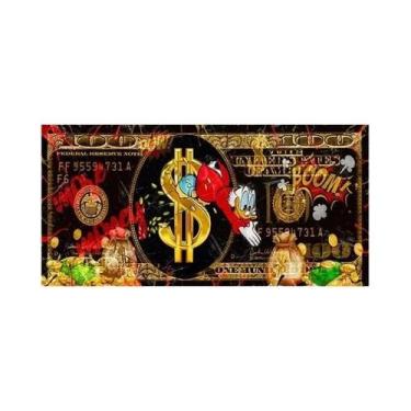 Imagem de Tema De Dinheiro Scrooge McDuck Dollar Pop Art Poster Canvas Wall Mura