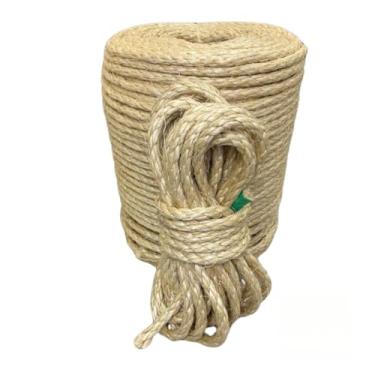 Imagem de Fio de Juta，Corda de Sisal Natural 6mm | 8mm | 10mm - Arranhador - Artesanato(8mm,10 metros)