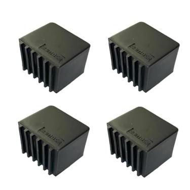 Imagem de Sapatas Plásticas Protetoras para Pé de Estante, Kit com 4 Peças, Compatível com Máquina de Costura Doméstica e Industrial