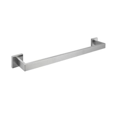 Imagem de Conjunto de ferragens para toalhas, suporte de parede em aço inoxidável Sus304, suporte para papel higiênico, gancho para roupão, acessórios para banheiro (toalha fosca)