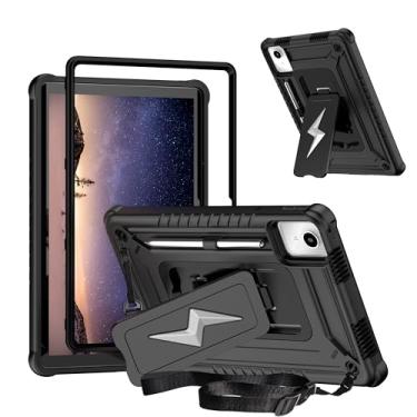 Imagem de DETUOSI Capa para Lenovo Tab M11 (TB-330FU/TB-330XU) 11 polegadas/K11/Xiaoxin Pad 2024, capa resistente à prova de choque para Lenovo Tab M11 com suporte e alça de ombro