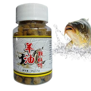 Imagem de Iscas De Pesca Para Achigã,Pellets De Isca Aromatizados Para Peixes De Água Doce | Atração para Pesca de e Tilápia com Libertação Lenta e Aroma para Rio Lago Lagoa Represa Ribeiro