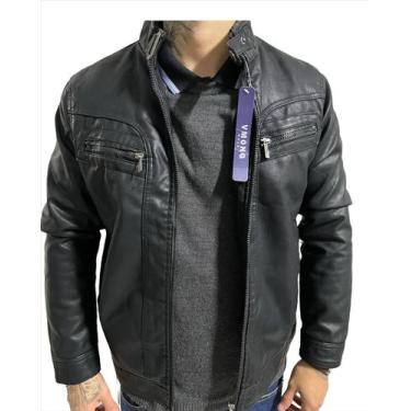 Imagem de Jaqueta Masculina Moderna Importada Slim fit - Vmong, Preto, GG